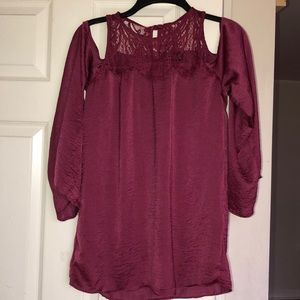 Satin and Lace Blouse